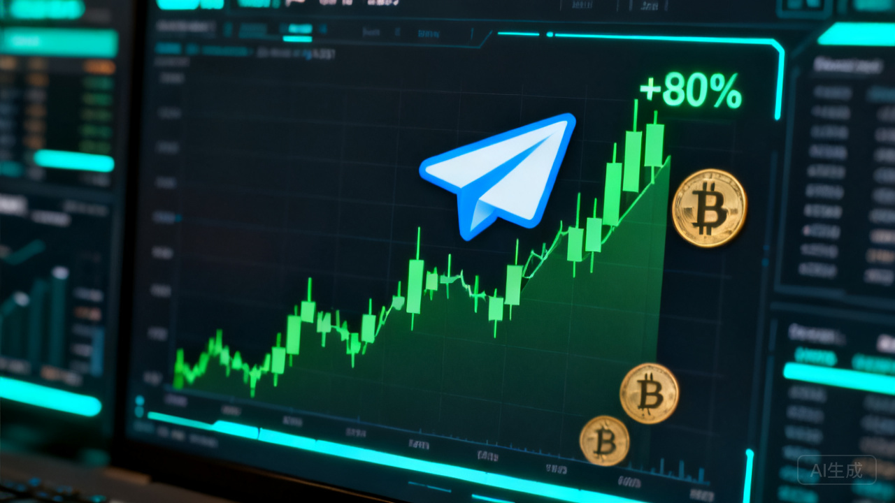 TON/USDT chart 80% gain